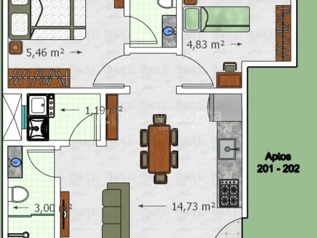 Imagem: Apartamento à venda no bairro Tabuleiro