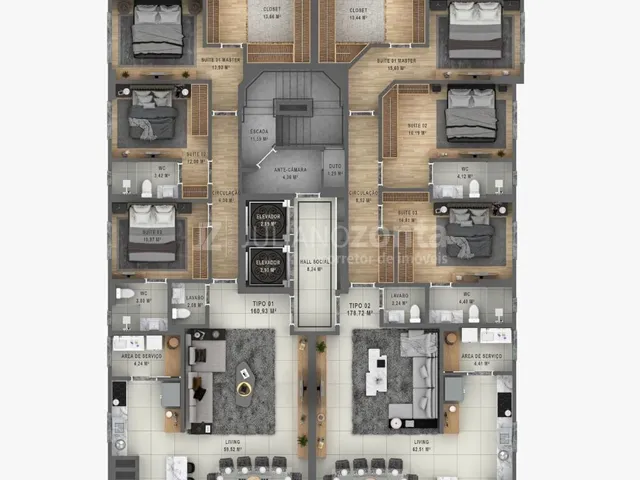 Imagem 7: Apartamento à venda no bairro Tabuleiro - Barra Velha/SC