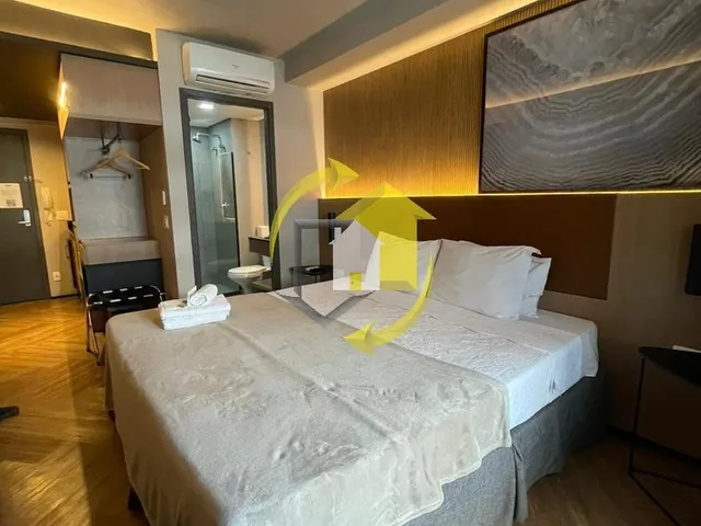 Imagem 1: Studio República - Mobiliado e Equipado - 28 M² - C/ Ar Condicionado - 270M do Metro