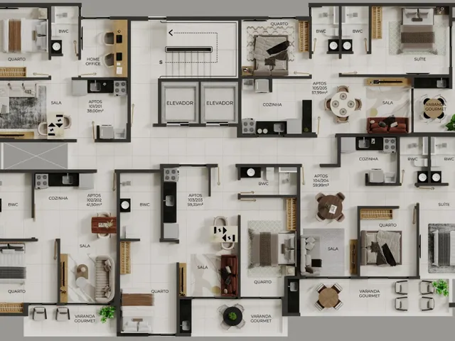 Imagem 7: Venda de Apartamento de 2 Quartos no Jardim Oceania, João Pessoa-PB: 52,46 m², 1