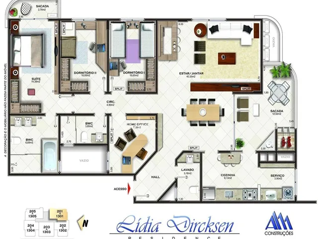 Imagem 15: APARTAMENTO DE 3 DORMITÓRIOS SENDO 1 SUÍTE EM CAMPINAS