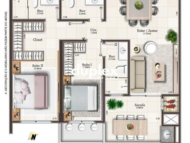 Imagem 10: HOME CLUB COM 2 SUÍTES, SACADA GOURMET E 1 VAGA EM CAMPINAS