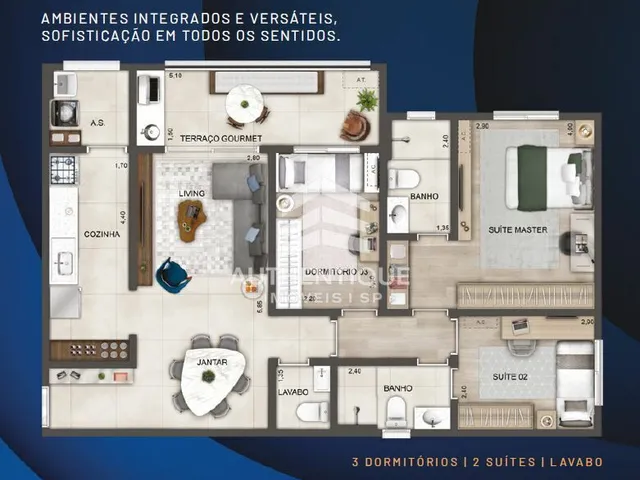 Imagem 6: Blue Home Resort Jockey Butantã - Apartamento À Venda no Bairro Butantã - São Paulo/Sp, Zona Oeste