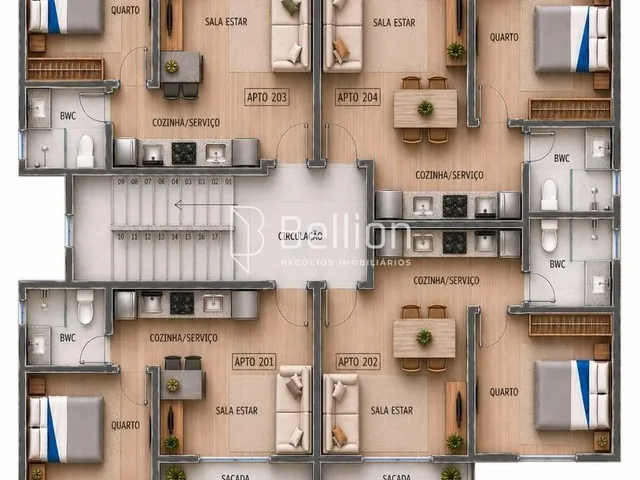 Imagem 4: Loft de 1 Quarto À Venda em Indaial