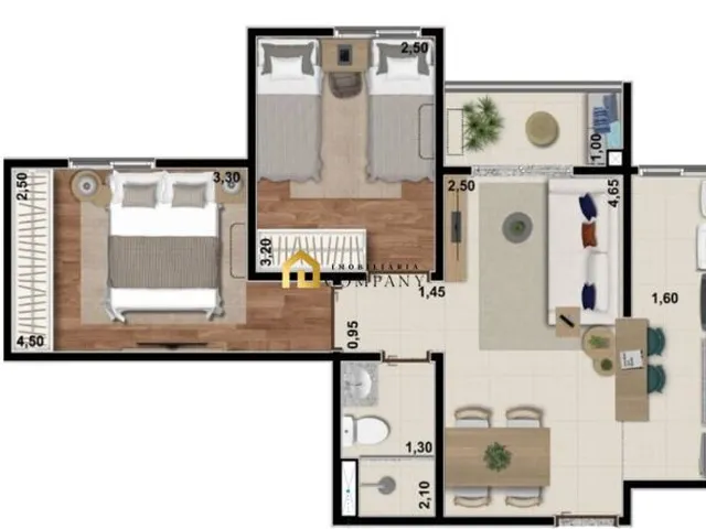 Imagem 3: Ed. Vila Laredo - Apartamento Padrão no Condomínio Vila Laredo em Sorocaba/Sp