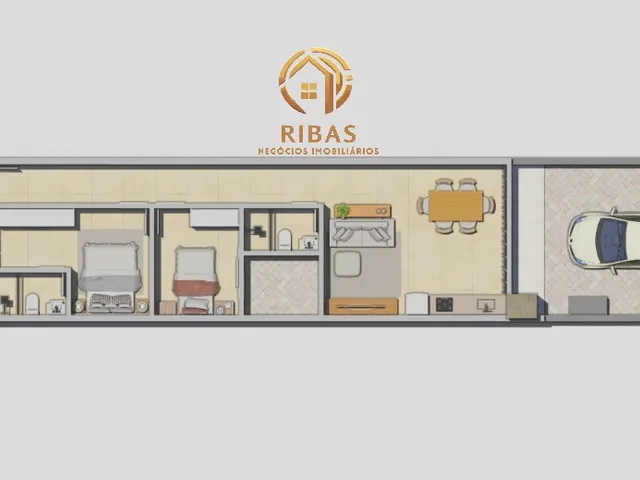 Imagem 2: CASA GEMINADA NOVA A VENDA EM GUARAMIRIM APENAS 335 MIL