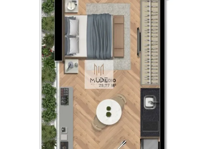 Imagem 13: ÚNICO ONDINA Apartamento com 1 dormitório