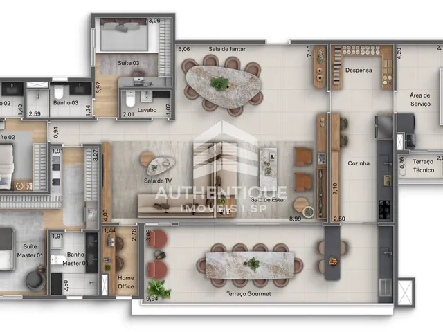 Imagem 3: Marco Zero One Sbc - Apartamento no Bairro Jardim do Mar À Venda