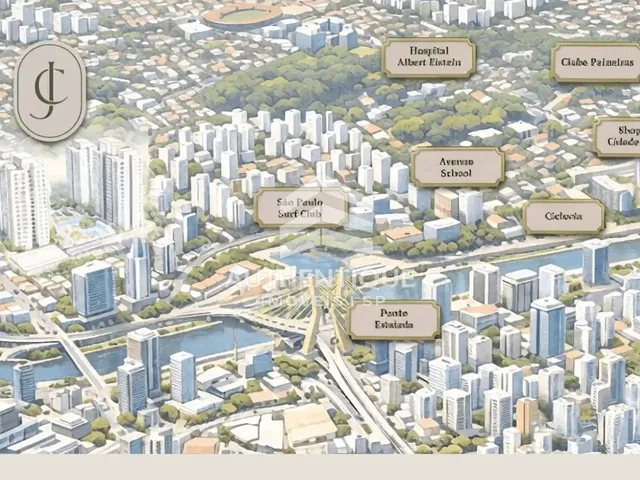 Imagem 4: Chateau Jardin - Apartamento À Venda no Bairro Cidade Jardim - São Paulo/Sp, Zona Sul