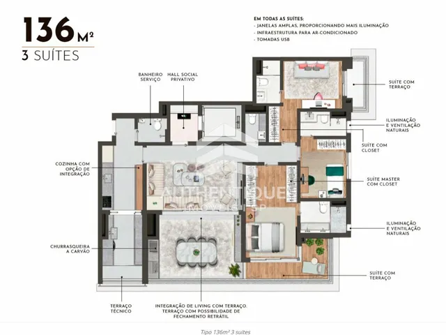 Imagem 7: Place Klabin Residence. - Apartamento À Venda em São Paulo/Sp