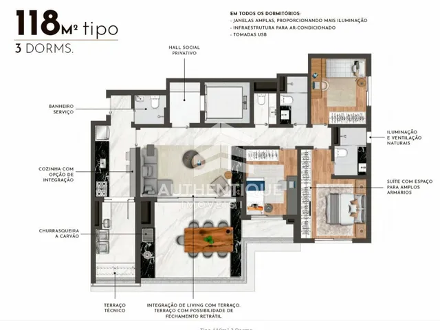 Imagem 8: Place Klabin Residence. - Apartamento À Venda em São Paulo/Sp