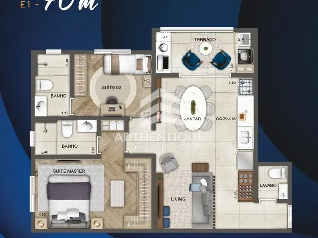 Imagem 9: Blue Home Resort Jockey Butantã - Apartamento À Venda no Bairro Butantã - São Paulo/Sp, Zona Oeste