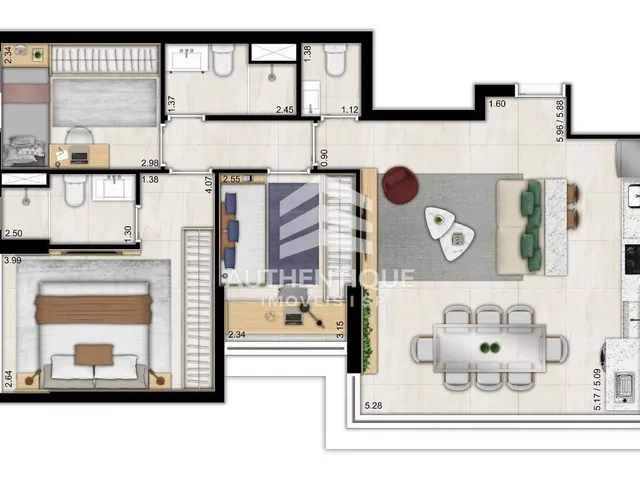 Imagem 16: Nattur Nova Klabin - Apartamento no Bairro Nova Klabin À Venda