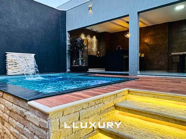 Imagem 3: Casa térrea 3 suítes com piscina e acabamento premium Água Branca