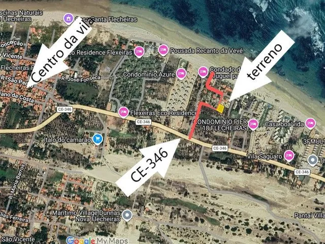 Imagem 6: Terreno 1386m2, praia de Flecheiras, a poucos passos da praia