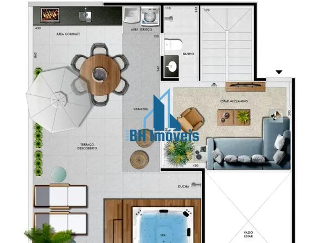 Imagem 6: Apartamento Área Privativa 2 Quartos e 2 Vagas no Bairro Castelo - Belo Horizonte/Mg