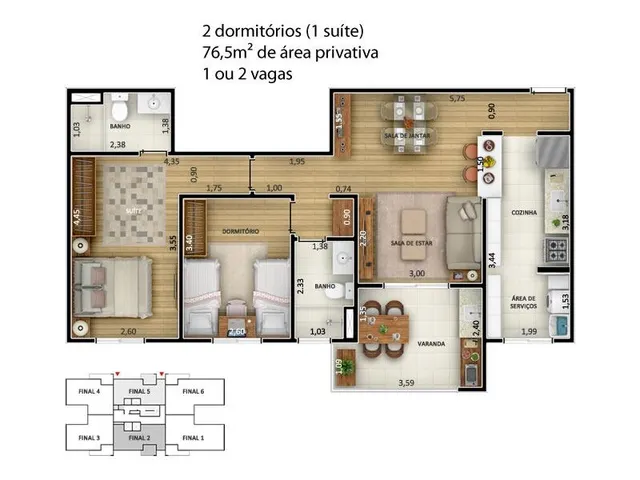 Imagem 9: Apartamento Residencial em Jundiaí - São Paulo, Engordadouro