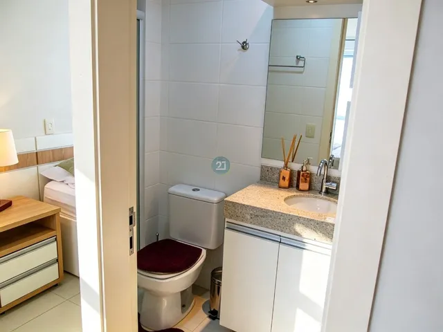 Imagem 16: Alugo apartamento 02 quartos, 01 garagem, em residencial completo a 100mts da praia dos