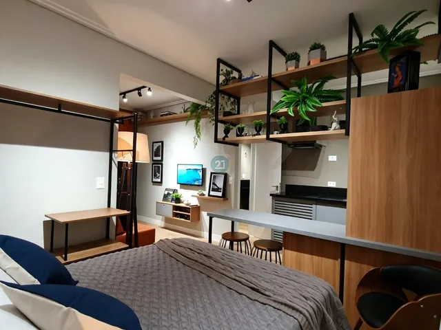 Imagem 14: Alugo excelente studio, mobiliado com móveis planejados próximo a todo o comércio no