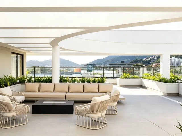 Imagem 6: Alugo Studio com 50m², sacada com vista livre, em Home Club completo no Saco Grande