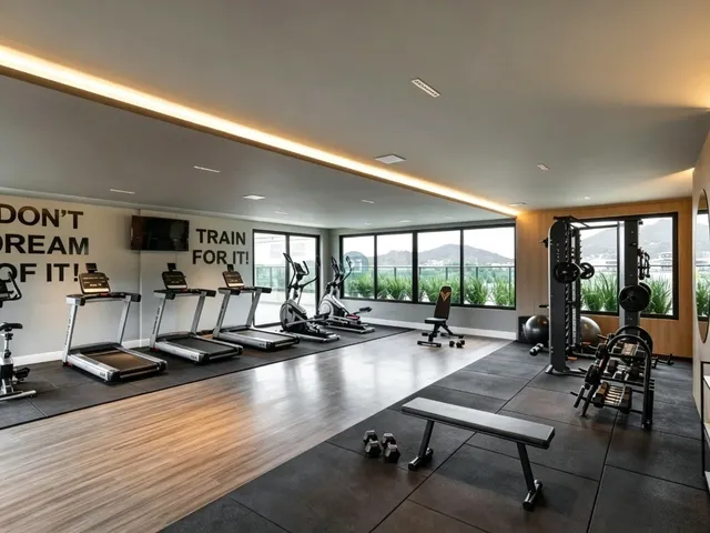 Imagem 14: Alugo Studio com 50m², sacada com vista livre, em Home Club completo no Saco Grande