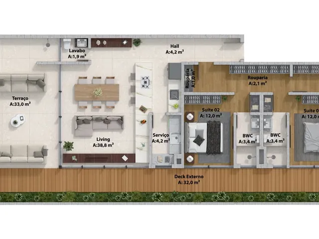 Imagem 3: TERRAZAS DO PORTO - CASA COM 03 SUÍTES PRÓXIMO À PRAIA DO ESTALEIRO EM BALNEÁRIO