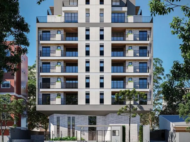 Imagem 2: Empreendimento no Juvevê com arquitetura inspirada na natureza, volumetria que remete à