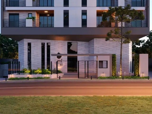 Imagem 13: Empreendimento no Juvevê com arquitetura inspirada na natureza, volumetria que remete à