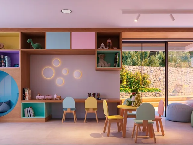 Imagem 10: Empreendimento no Juvevê com arquitetura inspirada na natureza, volumetria que remete à