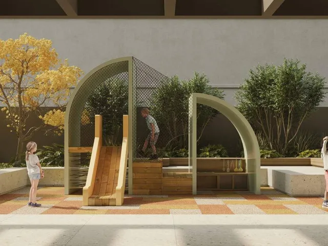 Imagem 3: Um empreendimento com arquitetura autoral e expressiva, que se conecta à região