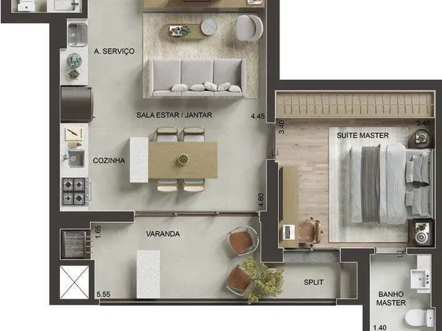 Imagem 5: Um empreendimento com arquitetura autoral e expressiva, que se conecta à região