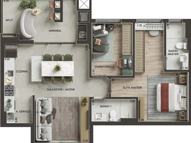 Imagem 6: Um empreendimento com arquitetura autoral e expressiva, que se conecta à região
