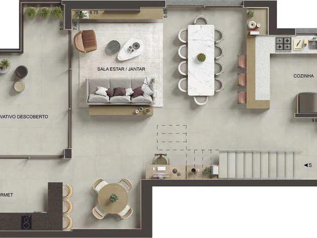 Imagem 16: Um empreendimento com arquitetura autoral e expressiva, que se conecta à região
