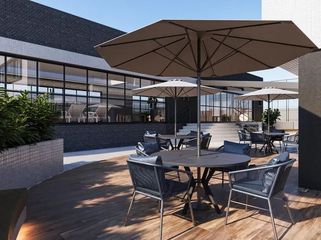 Imagem 11: Situado no charmoso bairro Água Verde em Curitiba, o Terrasse Infini se destaca como um