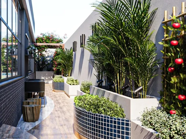 Imagem 14: Situado no charmoso bairro Água Verde em Curitiba, o Terrasse Infini se destaca como um
