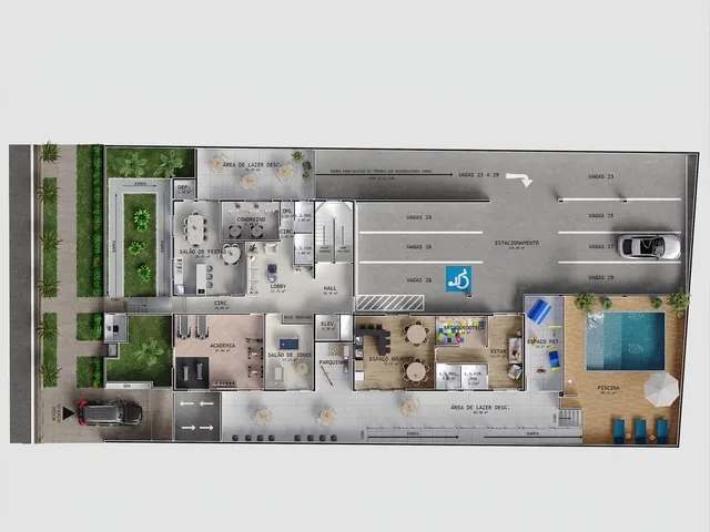 Imagem 15: Sua arquitetura moderna, alinhada às necessidades contemporâneas, reflete-se na