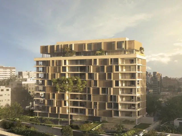 Imagem 2: No Edifício Manhã, a arquitetura de Arthur Casas se levanta em linhas horizontais para