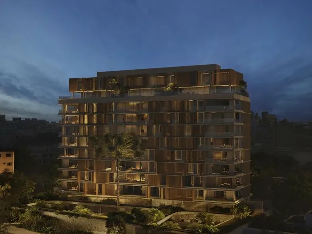 Imagem 13: No Edifício Manhã, a arquitetura de Arthur Casas se levanta em linhas horizontais para