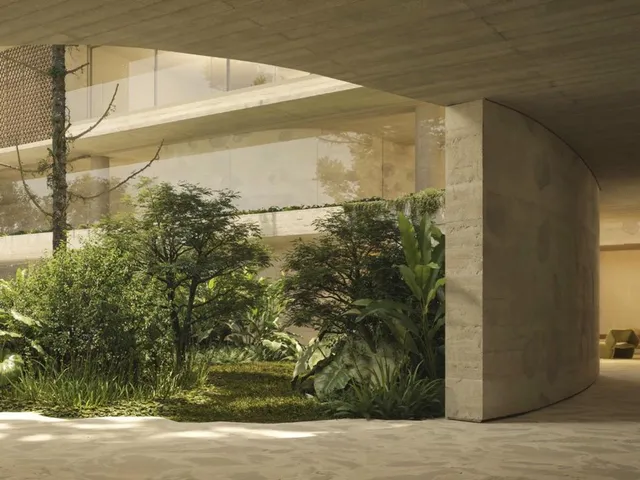 Imagem 5: No Edifício Manhã, a arquitetura de Arthur Casas se levanta em linhas horizontais para