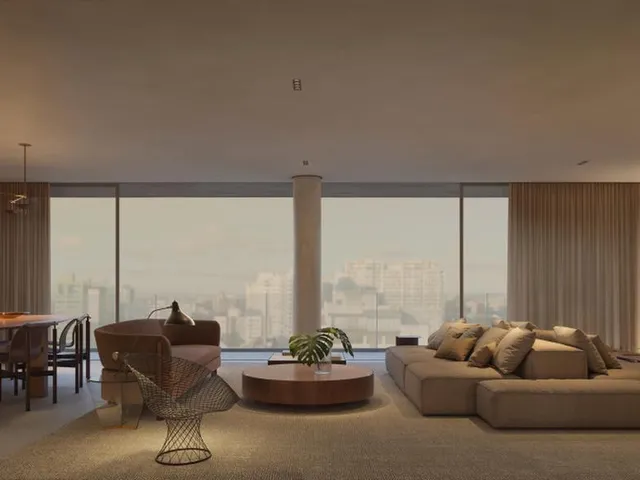 Imagem 16: No Edifício Manhã, a arquitetura de Arthur Casas se levanta em linhas horizontais para