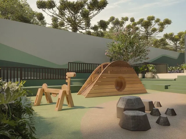 Imagem 11: HYTTE é um refúgio em um dos bairros mais arborizados de Curitiba, o Ecoville. Um lugar