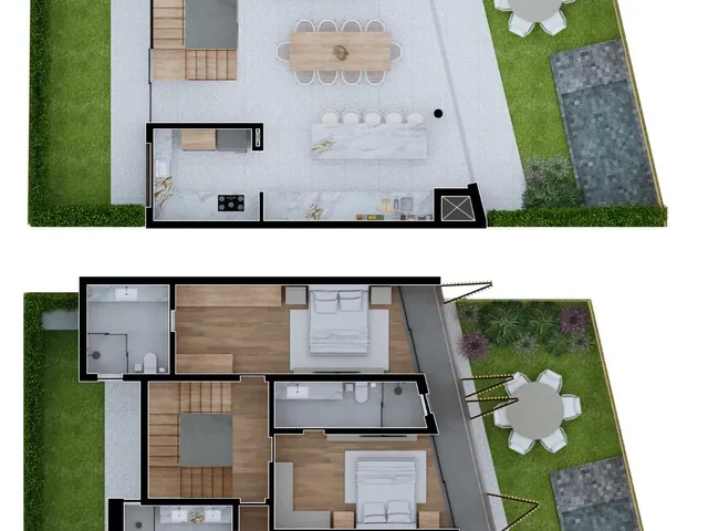 Imagem 9: Projetado por Suna Arquitetos e interiores por Gabriela Casagrande, o condomínio ÁUREA