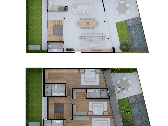Imagem 11: Projetado por Suna Arquitetos e interiores por Gabriela Casagrande, o condomínio ÁUREA