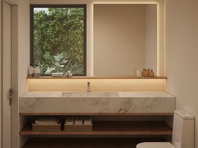 Imagem 5: Projetado por Suna Arquitetos e interiores por Gabriela Casagrande, o condomínio ÁUREA