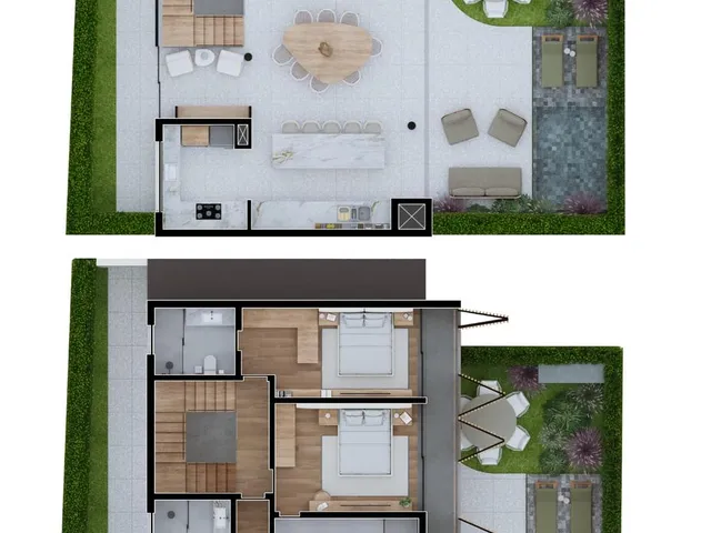 Imagem 12: Projetado por Suna Arquitetos e interiores por Gabriela Casagrande, o condomínio ÁUREA