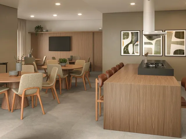 Imagem 4: Empreendimento no bairro Vila Izabel com apartamentos modernos de 1 e 2 quartos, algumas