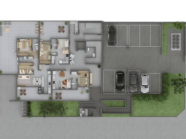 Imagem 16: Empreendimento no bairro Vila Izabel com apartamentos modernos de 1 e 2 quartos, algumas