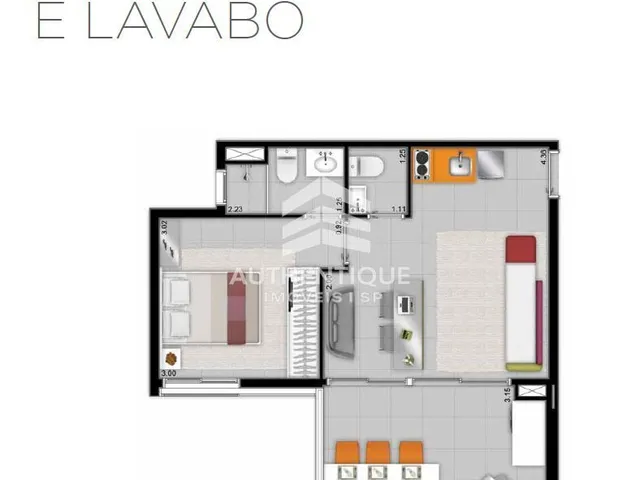 Imagem 4: Vn Casa Topazio - Apartamento no Bairro Aclimação À Venda