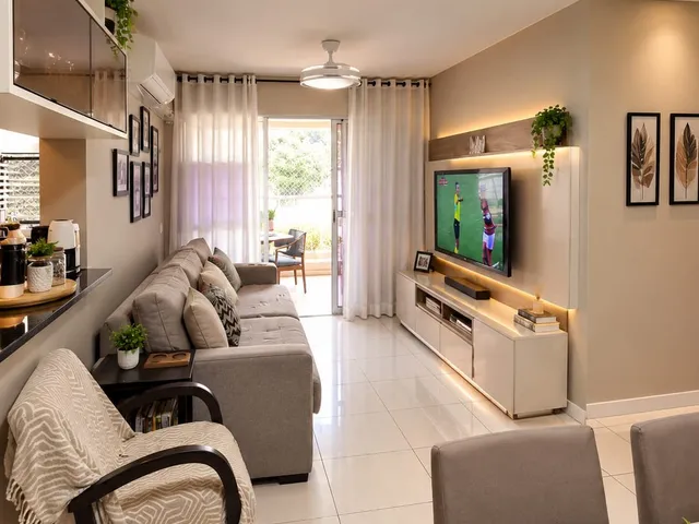 Imagem: O apartamento possui 3 Dormitórios, 1 Suíte, 2 Banheiros,