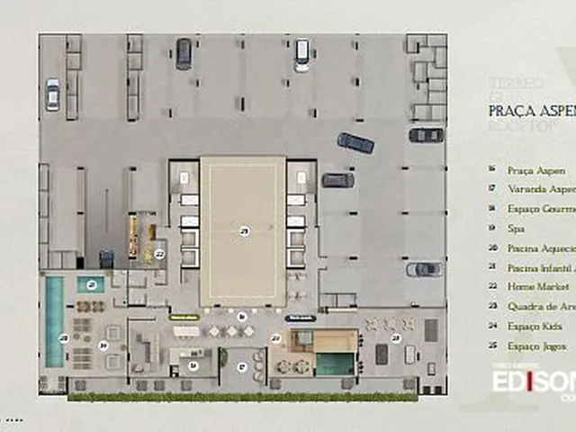 Imagem 11: Apartamento no Edifício Aspen Floresta Home Club em São José Sc, 3 Suítes com 121,90 M², 2 Vagas Livres Mais Hobby Box